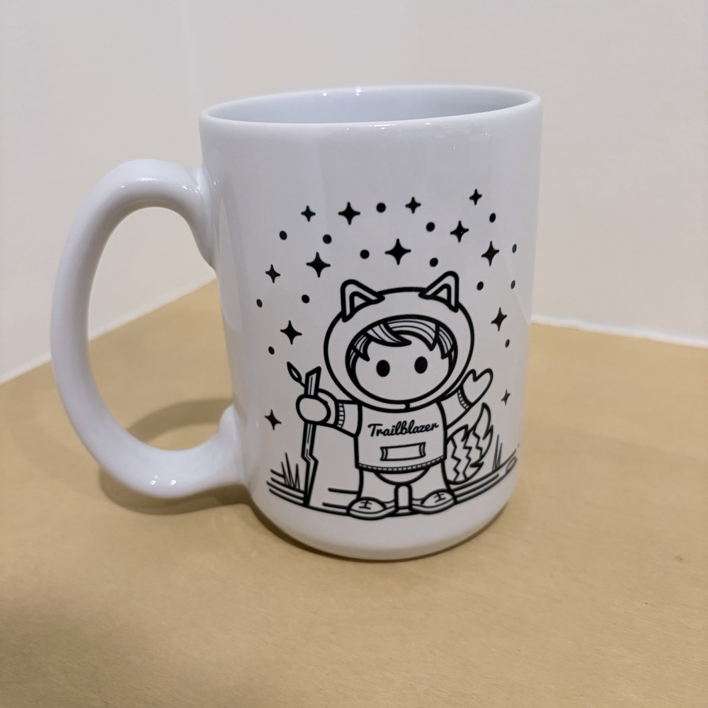 Salesforce Ceramic Coffee Mug‎ Collectible Original Event Swag Trailblazer Astro